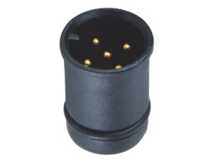 M12 Male Plastic Housing with O-ring, Solder